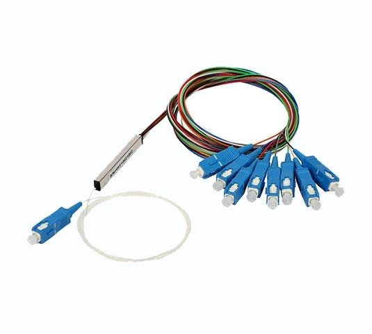 Miniature steel tube type PLC splitter ,fiber optic splitter
