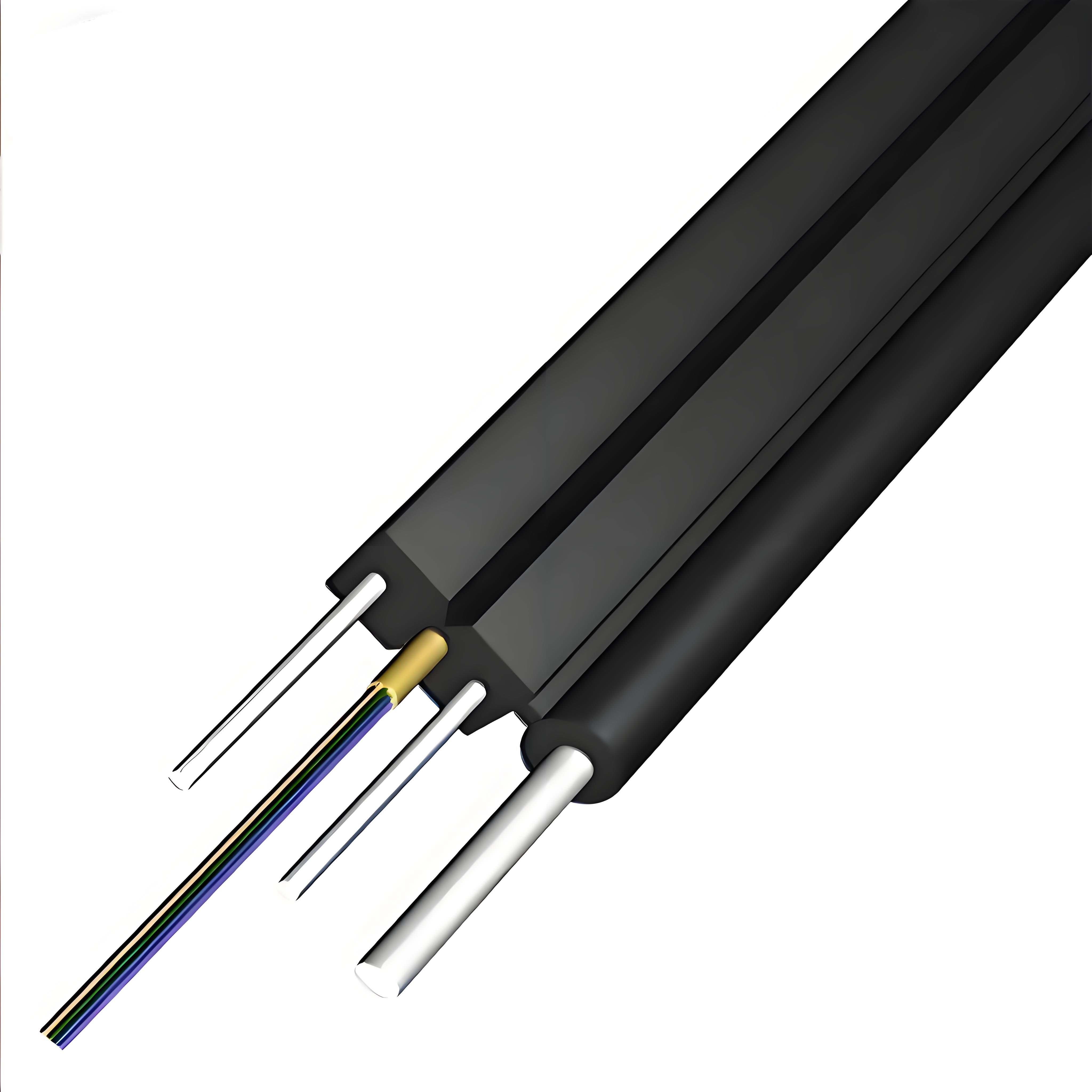 GJYXFCH Drop Fiber Optic Cable (FRP ou unidade de resistênci
