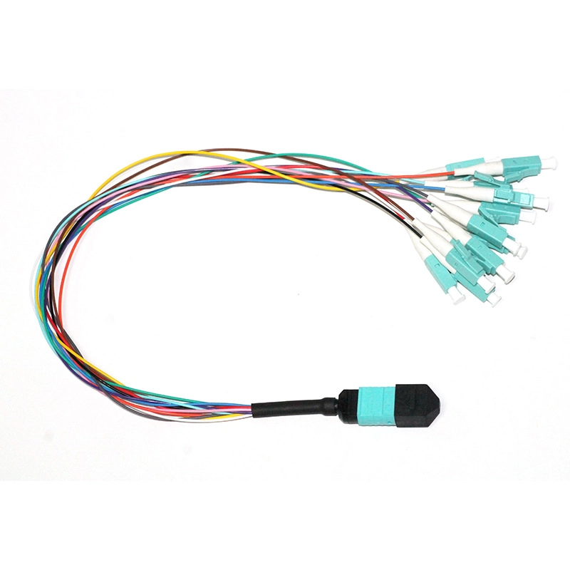 MPO fiber jumper cable, 10 megabyte multi-mode fiber optic c