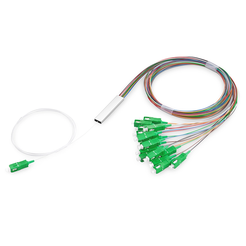 1 x 16 PLC Mini Fiber Optic Splitter, Steel Tube Splitter