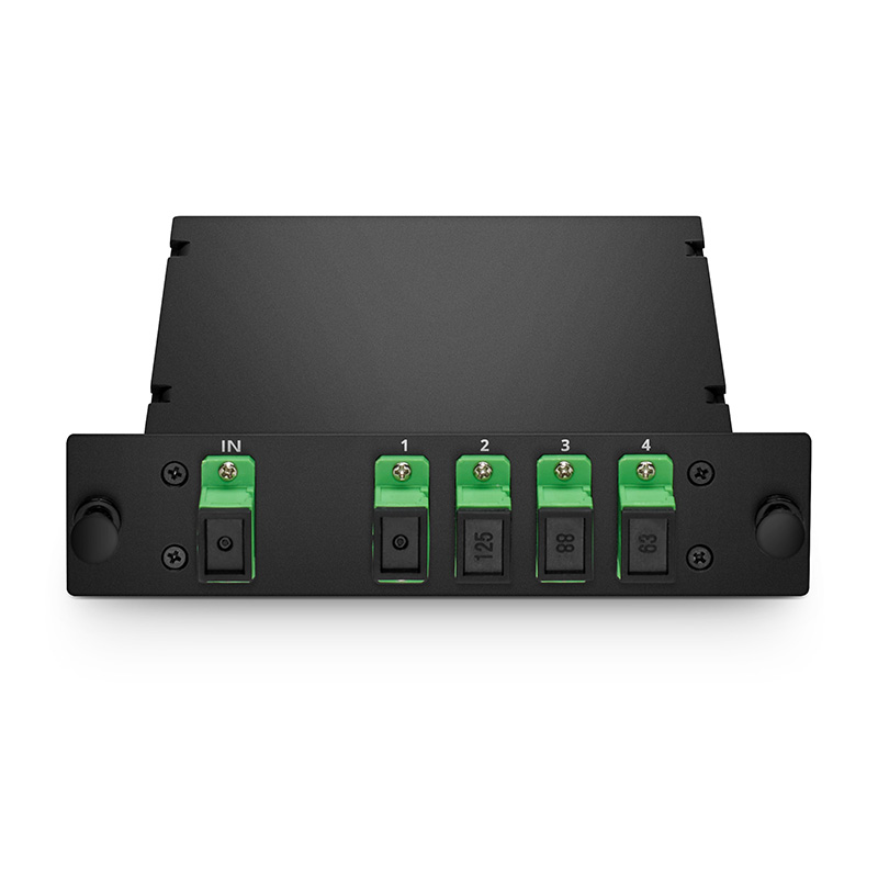 1x4 PLC Fiber Optic Splitter , LGX Cassette Module, SC/APC C