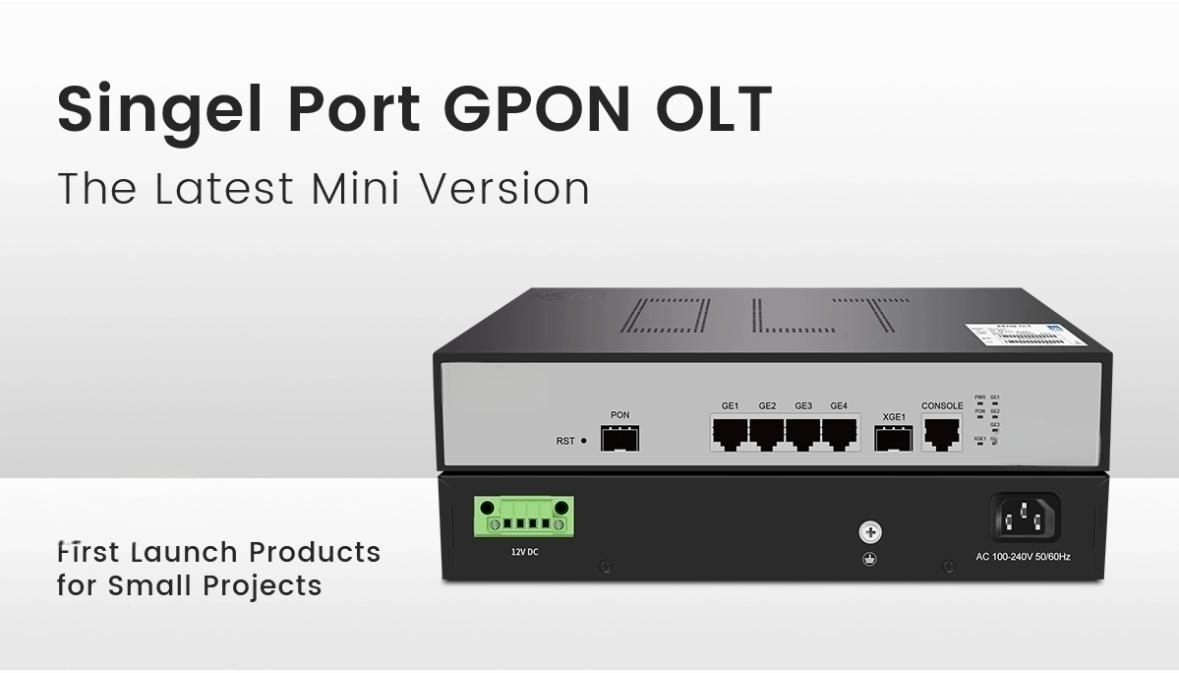 Compact 1-Port  Mini  GPON OLT for FTTX Networks