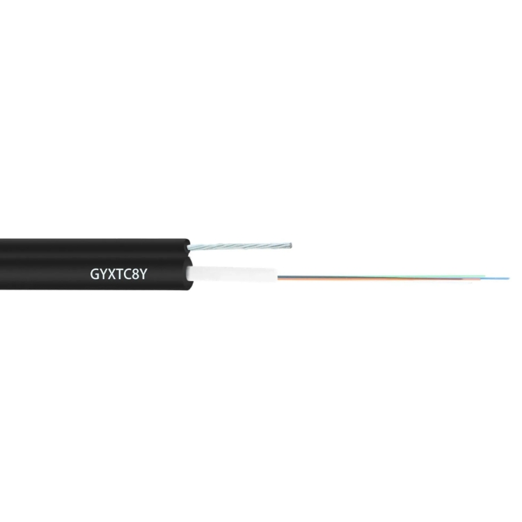 GYXTC-8Y Fiber Optical Cable, G652D/G657, Self-supporting ,F
