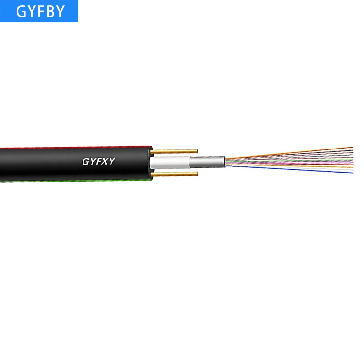 GYFBY/GYFXY 2/4/8/12 cores G652D/G655C/G657A  Elliptical fla