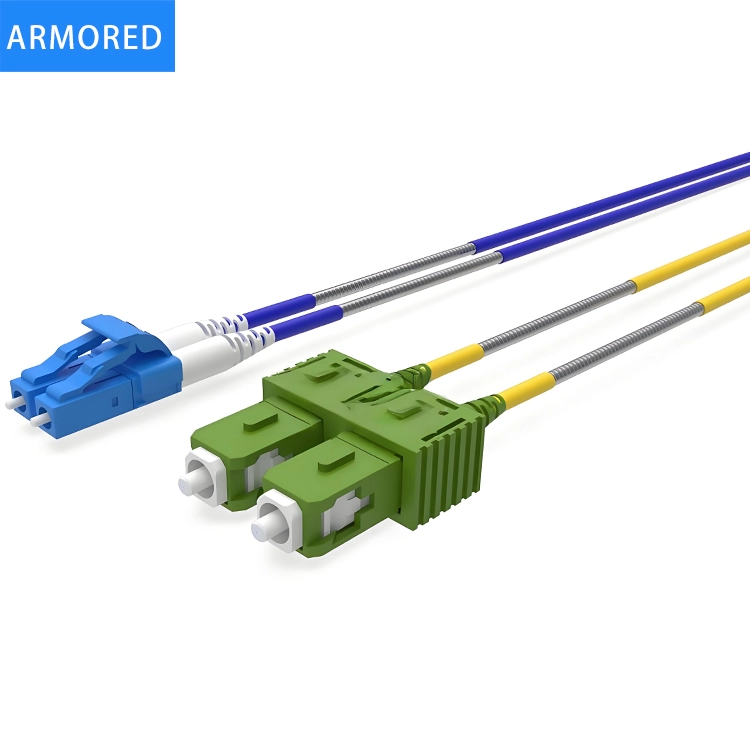 Armored Fiber Optic Patch Cable